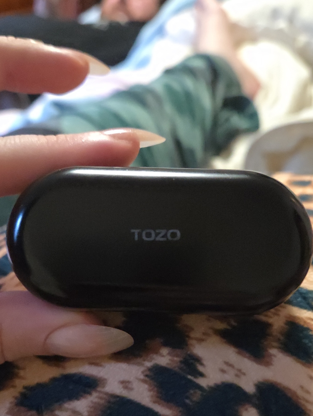 TOZO Black True Wireless Earbuds with Charging Case